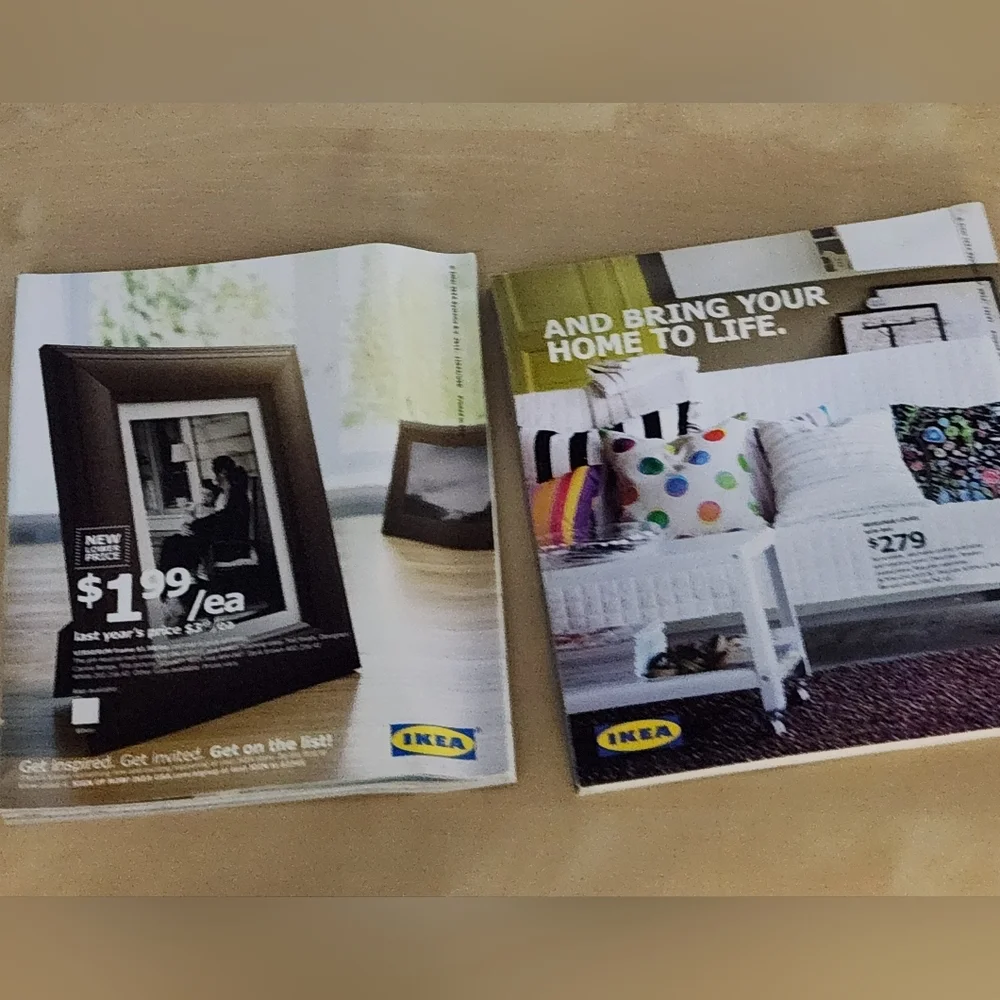 Ikea Catalog's 2012 and 2013